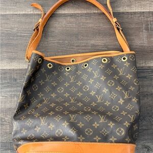 Louis Vuitton Monogram Brown Shoulder Bag AUTHENTIC